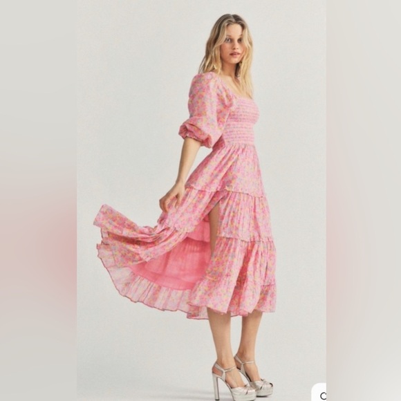 LoveShackFancy Capri in Melon Punch Sz Petite - Picture 1 of 5